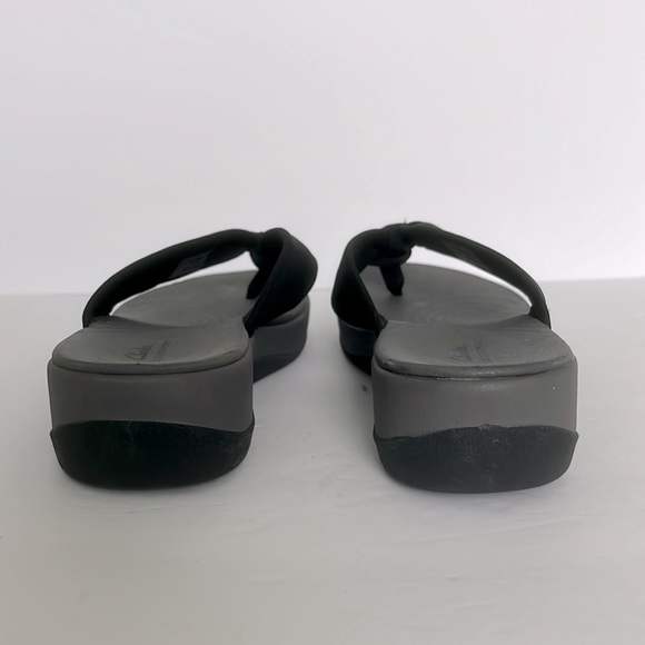 Clarks Women Cloudsteppers Arla Glison Ortholite Sandals Thong Shoes Size 12 New - Picture 9 of 11